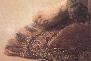 REMBRANDT Harmenszoon van Rijn Detail of Feremiab lamenting the Destrution of Ferusalem (mk33) painting